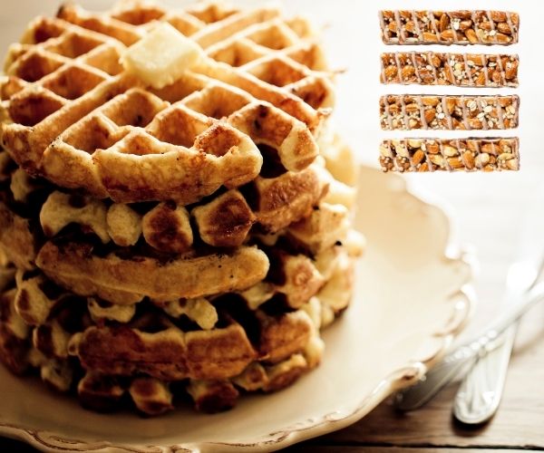 Almond Butter Protein Waffles