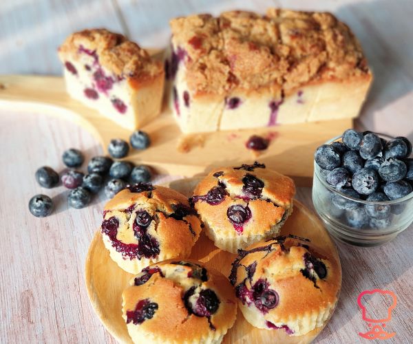 Blueberry Coconut Flour Muffins