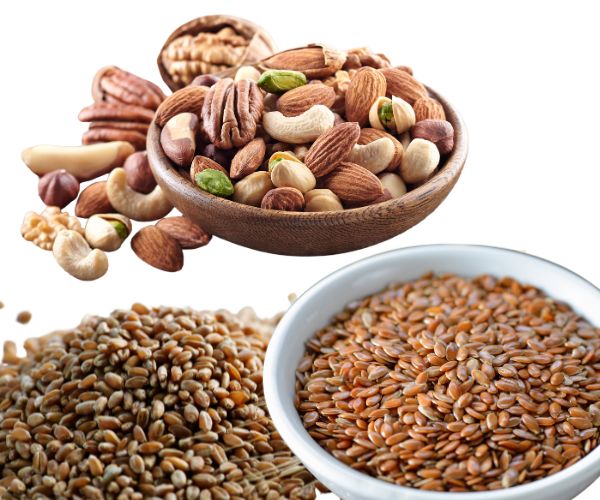 nuts, seeds, and whole grains