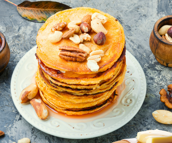 vegan almond butter pancake