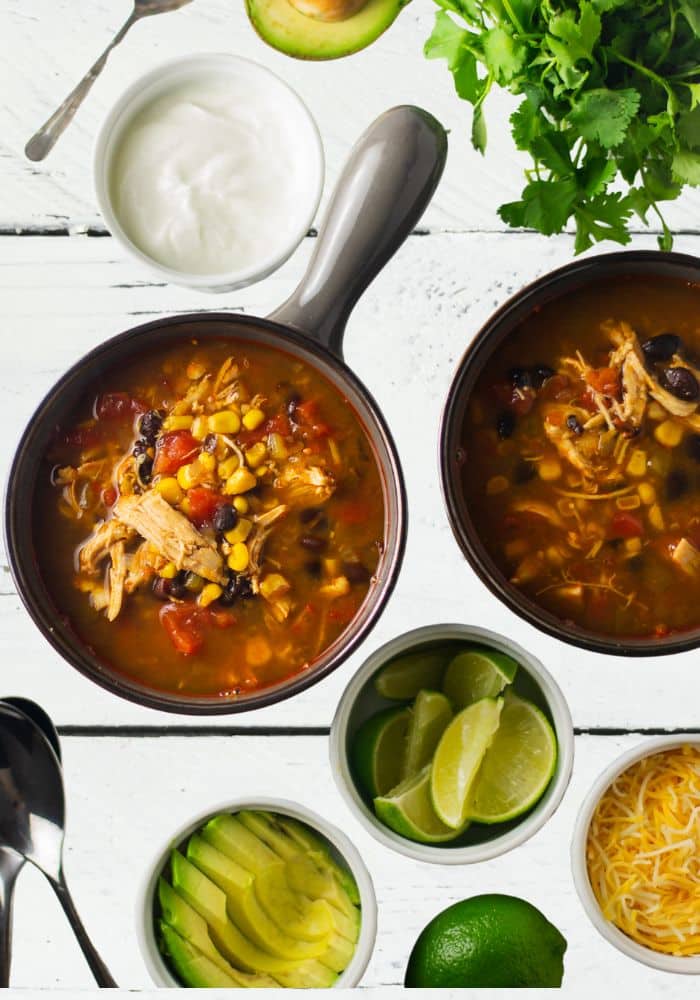 healthy chicken tortilla soup