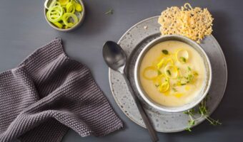 creamy potato leek soup