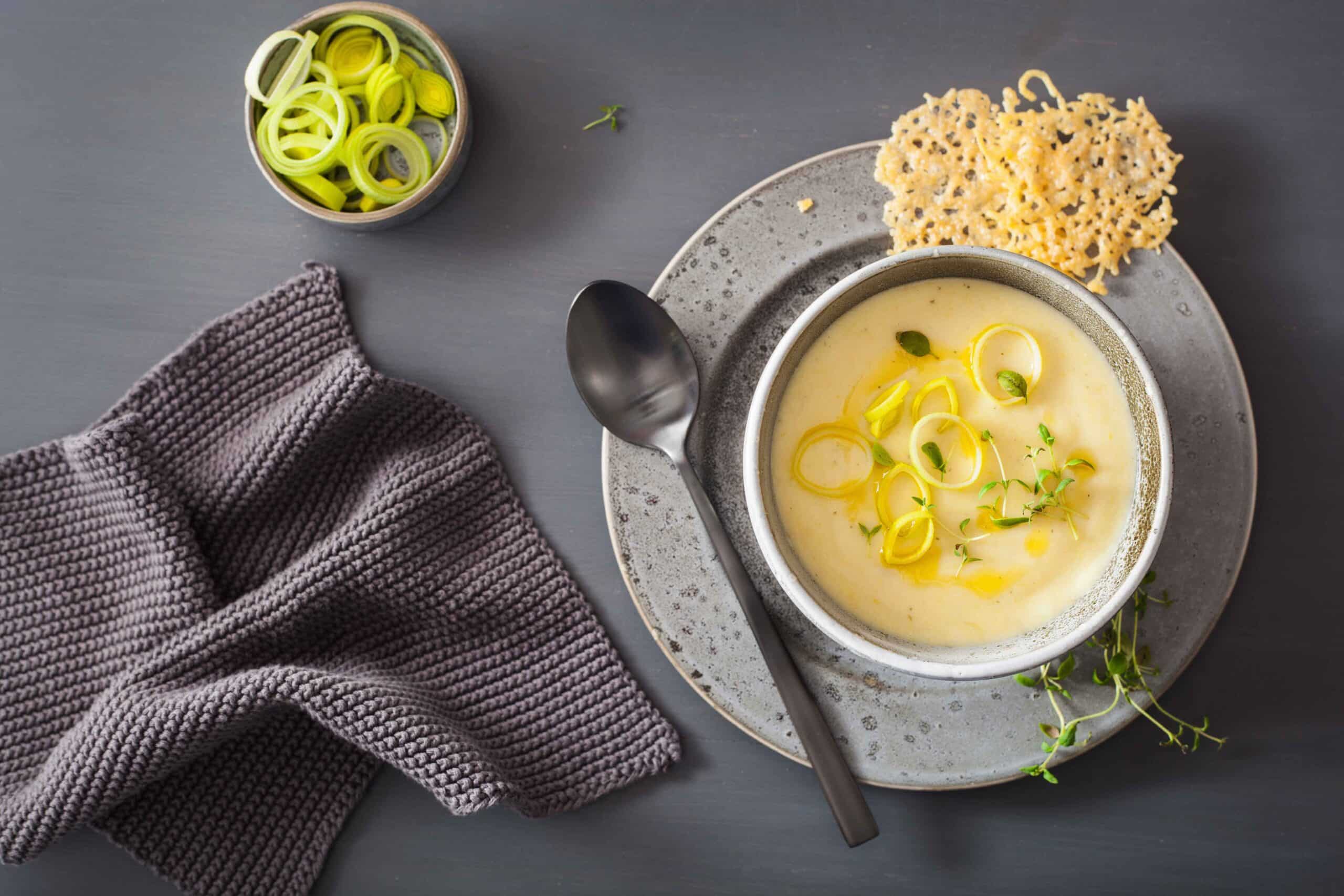 creamy potato leek soup