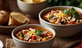 healthy chicken tortilla soup