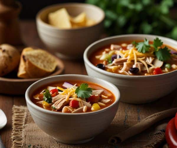 healthy chicken tortilla soup