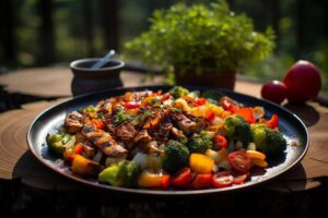 beef and vegetable stir-fry