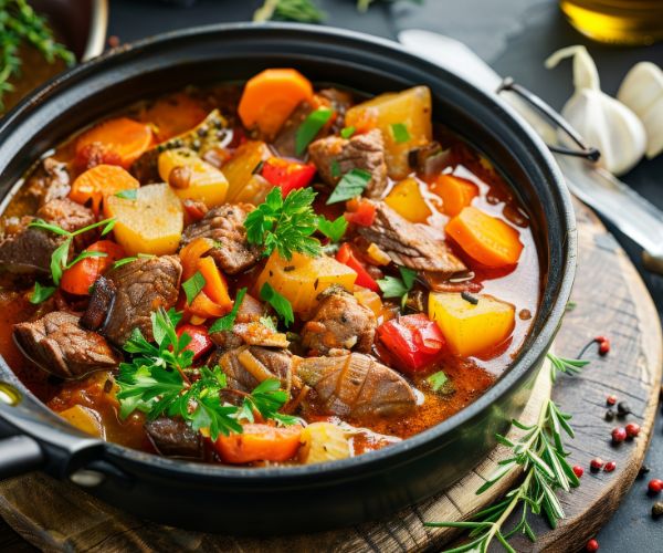 slow-cooked beef stew