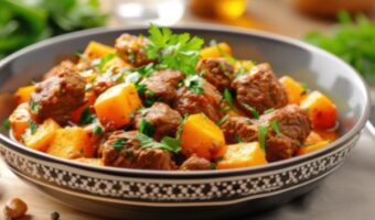 slow cooker beef stew with sweet potatoes