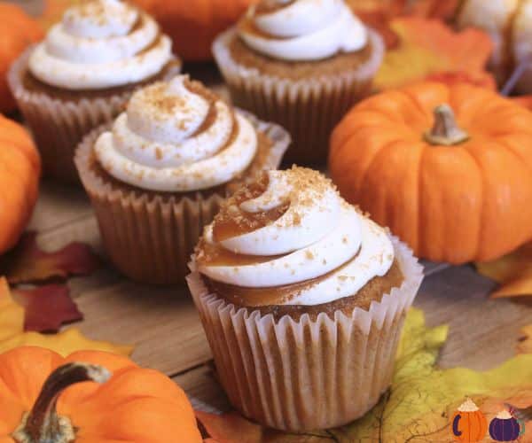 Pumpkin Latte Cupcakes