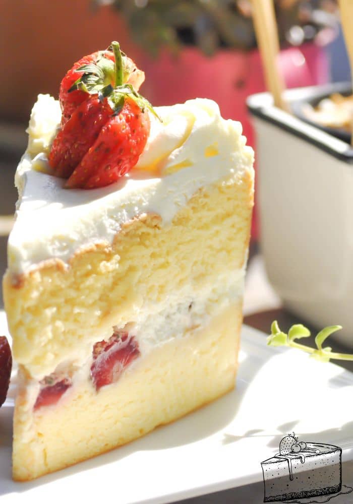 Simple Strawberry Cheesecake no bake