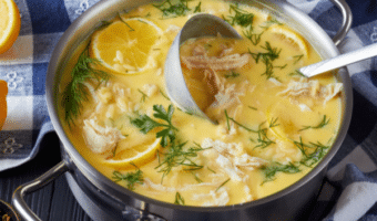 Greek Avgolemono Soup Recipe