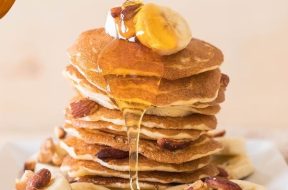 Vegan Almond Butter Pancakes