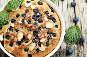 blueberry coconut floue muffien